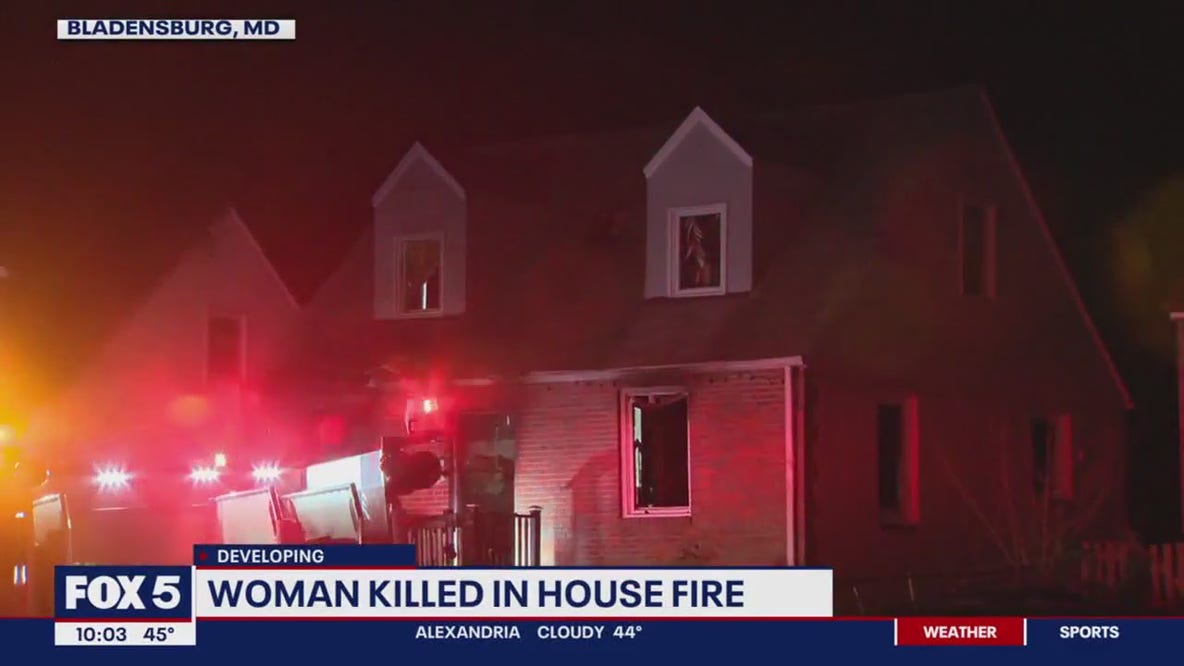 1 woman killed, 3 others displaced by house fire in Bladensburg